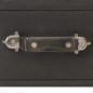 Bank mit Schubladen 80 cm Grau Samt Bank mit Schubladen 80 cm Grau Samt