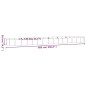 vidaXL Hochbeet Pulverbeschichteter Stahl 600x140x36 cm Anthrazit vidaXL Hochbeet Pulverbeschichteter Stahl 600x140x36 cm Anthrazit