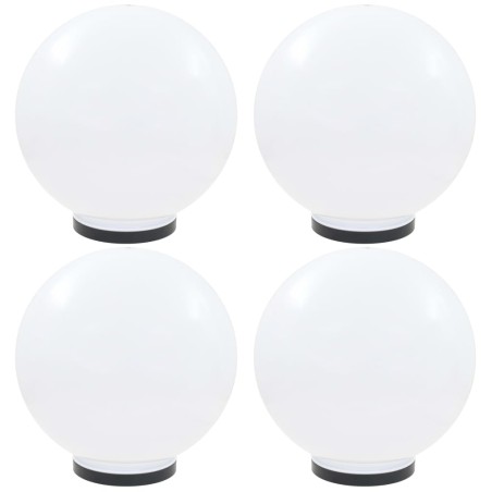 LED-Gartenleuchten 4 Stk. Kugelförmig 40 cm PMMA