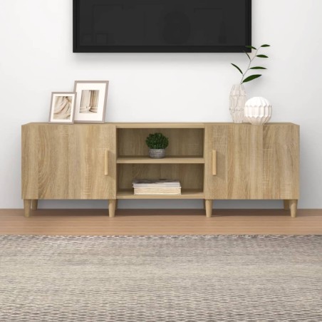 vidaXL TV-Schrank Sonoma-Eiche 150x30x50 cm Holzwerkstoff