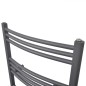 Handtuchheizkörper Warmwasser Gebogen Grau 480x480 mm Handtuchheizkörper Warmwasser Gebogen Grau 480x480 mm