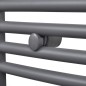 Handtuchheizkörper Warmwasser Gebogen Grau 480x480 mm Handtuchheizkörper Warmwasser Gebogen Grau 480x480 mm