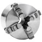 vidaXL 4-Backen-Drehfutter Selbstzentrierend 100 mm Stahl vidaXL 4-Backen-Drehfutter Selbstzentrierend 100 mm Stahl