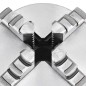 vidaXL 4-Backen-Drehfutter Selbstzentrierend 100 mm Stahl vidaXL 4-Backen-Drehfutter Selbstzentrierend 100 mm Stahl