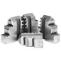 vidaXL 4-Backen-Drehfutter Selbstzentrierend 100 mm Stahl vidaXL 4-Backen-Drehfutter Selbstzentrierend 100 mm Stahl