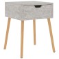 vidaXL Nachttisch Betongrau 40x40x56 cm Holzwerkstoff vidaXL Nachttisch Betongrau 40x40x56 cm Holzwerkstoff