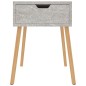 vidaXL Nachttisch Betongrau 40x40x56 cm Holzwerkstoff vidaXL Nachttisch Betongrau 40x40x56 cm Holzwerkstoff