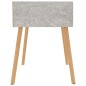 vidaXL Nachttisch Betongrau 40x40x56 cm Holzwerkstoff vidaXL Nachttisch Betongrau 40x40x56 cm Holzwerkstoff