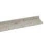 vidaXL Wandregale 4 Stk. Betongrau 100x9x3 cm vidaXL Wandregale 4 Stk. Betongrau 100x9x3 cm