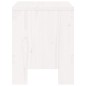 vidaXL Gartenhocker 2 Stk. Weiß 40x36x45 cm Massivholz Kiefer vidaXL Gartenhocker 2 Stk. Weiß 40x36x45 cm Massivholz Kiefer