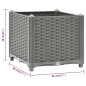 vidaXL Hochbeet 40x40x38 cm Polypropylen vidaXL Hochbeet 40x40x38 cm Polypropylen
