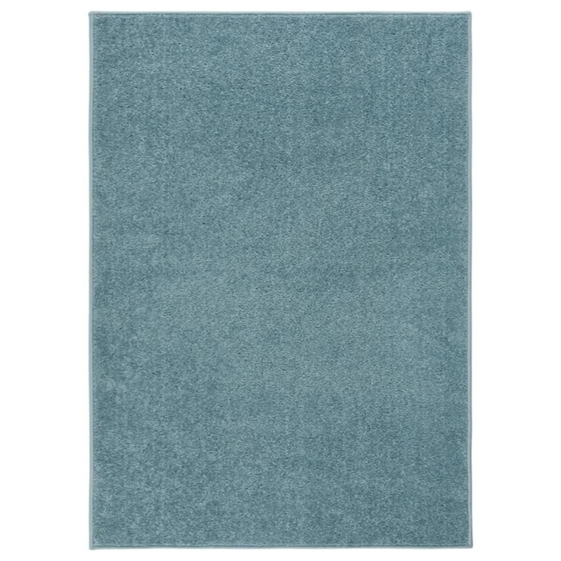 vidaXL Teppich Kurzflor 140x200 cm Blau vidaXL Teppich Kurzflor 140x200 cm Blau