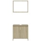 vidaXL Badmöbel-Set Sonoma-Eiche Holzwerkstoff vidaXL Badmöbel-Set Sonoma-Eiche Holzwerkstoff