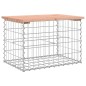 vidaXL Gartenbank aus Gabionen 63x44x42 cm Massivholz Douglasie vidaXL Gartenbank aus Gabionen 63x44x42 cm Massivholz Douglasie
