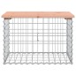 vidaXL Gartenbank aus Gabionen 63x44x42 cm Massivholz Douglasie vidaXL Gartenbank aus Gabionen 63x44x42 cm Massivholz Douglasie