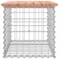 vidaXL Gartenbank aus Gabionen 63x44x42 cm Massivholz Douglasie vidaXL Gartenbank aus Gabionen 63x44x42 cm Massivholz Douglasie