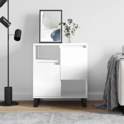 vidaXL Sideboard Hochglanz-Weiß 60x35x70 cm Holzwerkstoff