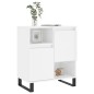 vidaXL Sideboard Hochglanz-Weiß 60x35x70 cm Holzwerkstoff vidaXL Sideboard Hochglanz-Weiß 60x35x70 cm Holzwerkstoff