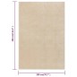 vidaXL Teppich Kurzflor 200x290 cm Beige vidaXL Teppich Kurzflor 200x290 cm Beige