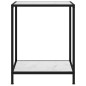 vidaXL Konsolentisch Weiß 60x35x75 cm Hartglas vidaXL Konsolentisch Weiß 60x35x75 cm Hartglas