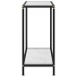 vidaXL Konsolentisch Weiß 60x35x75 cm Hartglas vidaXL Konsolentisch Weiß 60x35x75 cm Hartglas