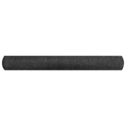 vidaXL Zaunblende Schwarz 1,8x25 m HDPE 195 g/m² 