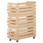 vidaXL Gemüsewagen 57x30x80 cm Massivholz Kiefer vidaXL Gemüsewagen 57x30x80 cm Massivholz Kiefer