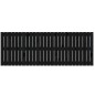 vidaXL Wand-Kopfteil Schwarz 166x3x60 cm Massivholz Kiefer