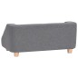 vidaXL Hundesofa Grau 95x63x39 cm Leinen vidaXL Hundesofa Grau 95x63x39 cm Leinen