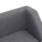 vidaXL Hundesofa Grau 95x63x39 cm Leinen vidaXL Hundesofa Grau 95x63x39 cm Leinen