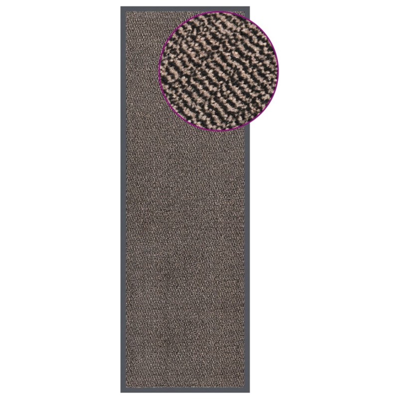 vidaXL Fußmatte getuftet 60x180 cm Dunkelbraun vidaXL Fußmatte getuftet 60x180 cm Dunkelbraun