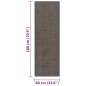vidaXL Fußmatte getuftet 60x180 cm Dunkelbraun vidaXL Fußmatte getuftet 60x180 cm Dunkelbraun