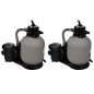 vidaXL Sandfilterpumpen 2 Stk. 600 W 17.000 L/h vidaXL Sandfilterpumpen 2 Stk. 600 W 17.000 L/h