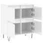 vidaXL Sideboard Hochglanz-Weiß 60x35x70 cm Holzwerkstoff vidaXL Sideboard Hochglanz-Weiß 60x35x70 cm Holzwerkstoff