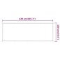 vidaXL Senkrechtmarkise Weiß 100x420 cm Oxford-Gewebe vidaXL Senkrechtmarkise Weiß 100x420 cm Oxford-Gewebe