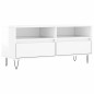 vidaXL TV-Schrank Hochglanz-Weiß 100x34,5x44,5 cm Holzwerkstoff vidaXL TV-Schrank Hochglanz-Weiß 100x34,5x44,5 cm Holzwerkstoff