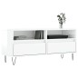 vidaXL TV-Schrank Hochglanz-Weiß 100x34,5x44,5 cm Holzwerkstoff vidaXL TV-Schrank Hochglanz-Weiß 100x34,5x44,5 cm Holzwerkstoff