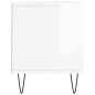 vidaXL TV-Schrank Hochglanz-Weiß 100x34,5x44,5 cm Holzwerkstoff vidaXL TV-Schrank Hochglanz-Weiß 100x34,5x44,5 cm Holzwerkstoff