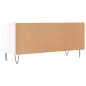 vidaXL TV-Schrank Hochglanz-Weiß 100x34,5x44,5 cm Holzwerkstoff vidaXL TV-Schrank Hochglanz-Weiß 100x34,5x44,5 cm Holzwerkstoff