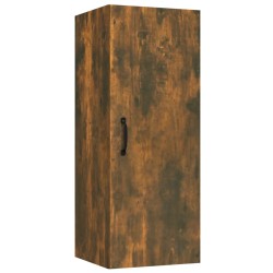 vidaXL Hängeschrank Räuchereiche 34,5x34x90 cm Holzwerkstoff