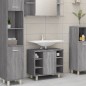 vidaXL Badschrank Grau Sonoma 60x32x53,5 cm Holzwerkstoff vidaXL Badschrank Grau Sonoma 60x32x53,5 cm Holzwerkstoff