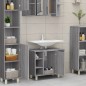 vidaXL Badschrank Grau Sonoma 60x32x53,5 cm Holzwerkstoff vidaXL Badschrank Grau Sonoma 60x32x53,5 cm Holzwerkstoff