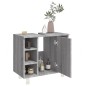 vidaXL Badschrank Grau Sonoma 60x32x53,5 cm Holzwerkstoff vidaXL Badschrank Grau Sonoma 60x32x53,5 cm Holzwerkstoff