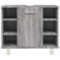 vidaXL Badschrank Grau Sonoma 60x32x53,5 cm Holzwerkstoff vidaXL Badschrank Grau Sonoma 60x32x53,5 cm Holzwerkstoff