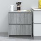 vidaXL Sideboard Grau Sonoma 70x41x75 cm Holzwerkstoff vidaXL Sideboard Grau Sonoma 70x41x75 cm Holzwerkstoff