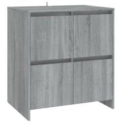 vidaXL Sideboard Grau Sonoma 70x41x75 cm Holzwerkstoff