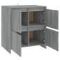 vidaXL Sideboard Grau Sonoma 70x41x75 cm Holzwerkstoff vidaXL Sideboard Grau Sonoma 70x41x75 cm Holzwerkstoff