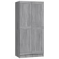 vidaXL Kleiderschrank Grau Sonoma 82,5x51,5x180 cm Holzwerkstoff vidaXL Kleiderschrank Grau Sonoma 82,5x51,5x180 cm Holzwerkstoff