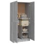 vidaXL Kleiderschrank Grau Sonoma 82,5x51,5x180 cm Holzwerkstoff vidaXL Kleiderschrank Grau Sonoma 82,5x51,5x180 cm Holzwerkstoff