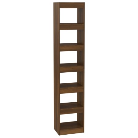 vidaXL Bücherregal/Raumteiler Braun Eichen-Optik 40x30x198 cm
